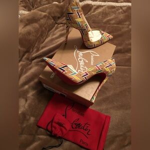 Christian Louboutin So Kate Cork Red Sole Pump